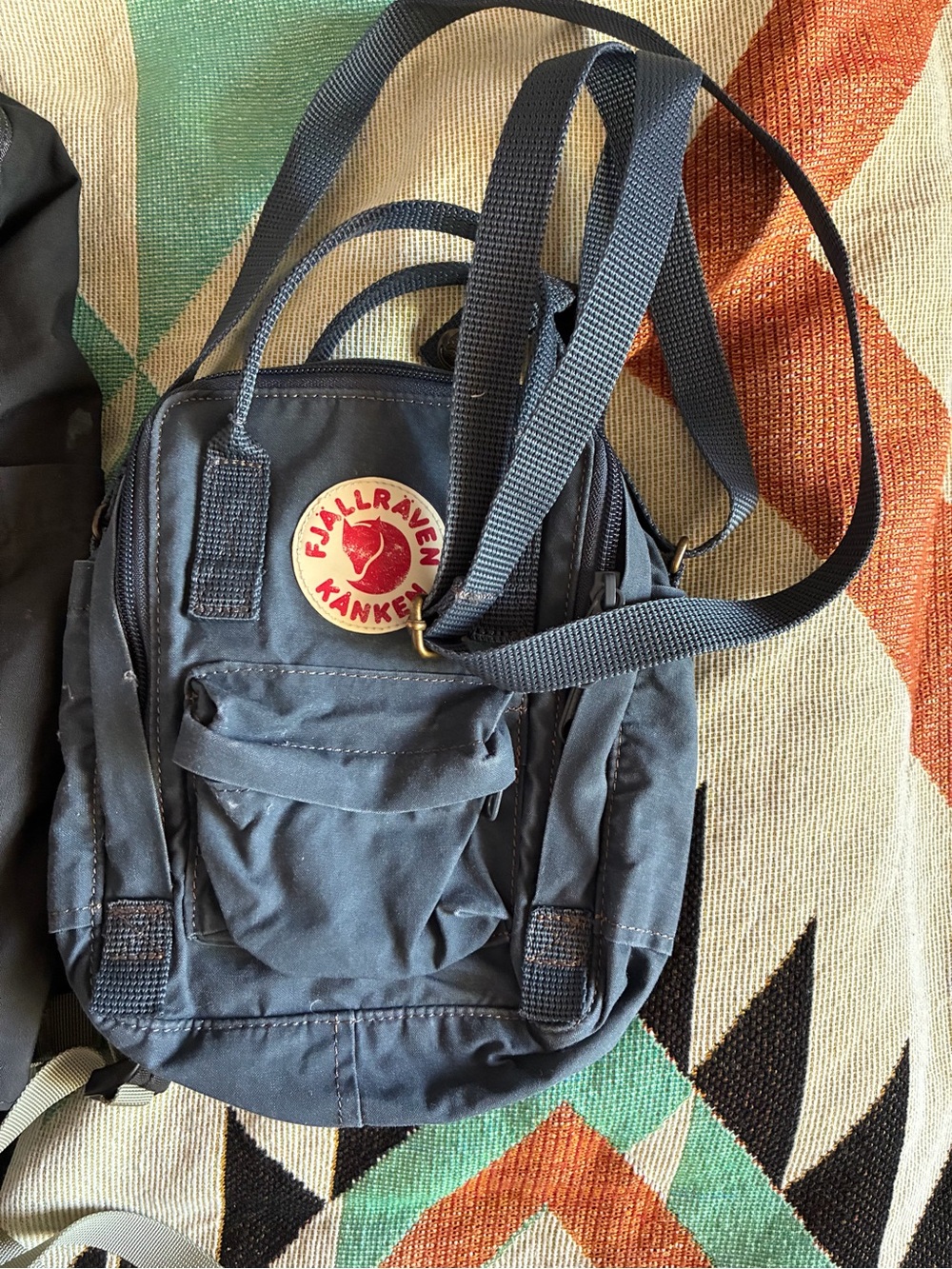 Fjällräven Kånken Sling Mini Crossbody Backpack Gray, great condition purse